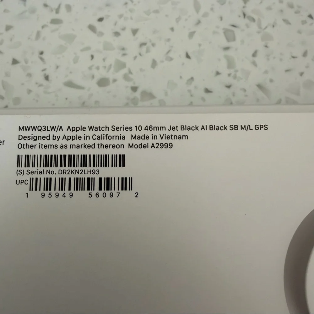 Apple Watch Series 10 46mm Jet Black Aluminum GPS Bundle - Picture 6 of 11